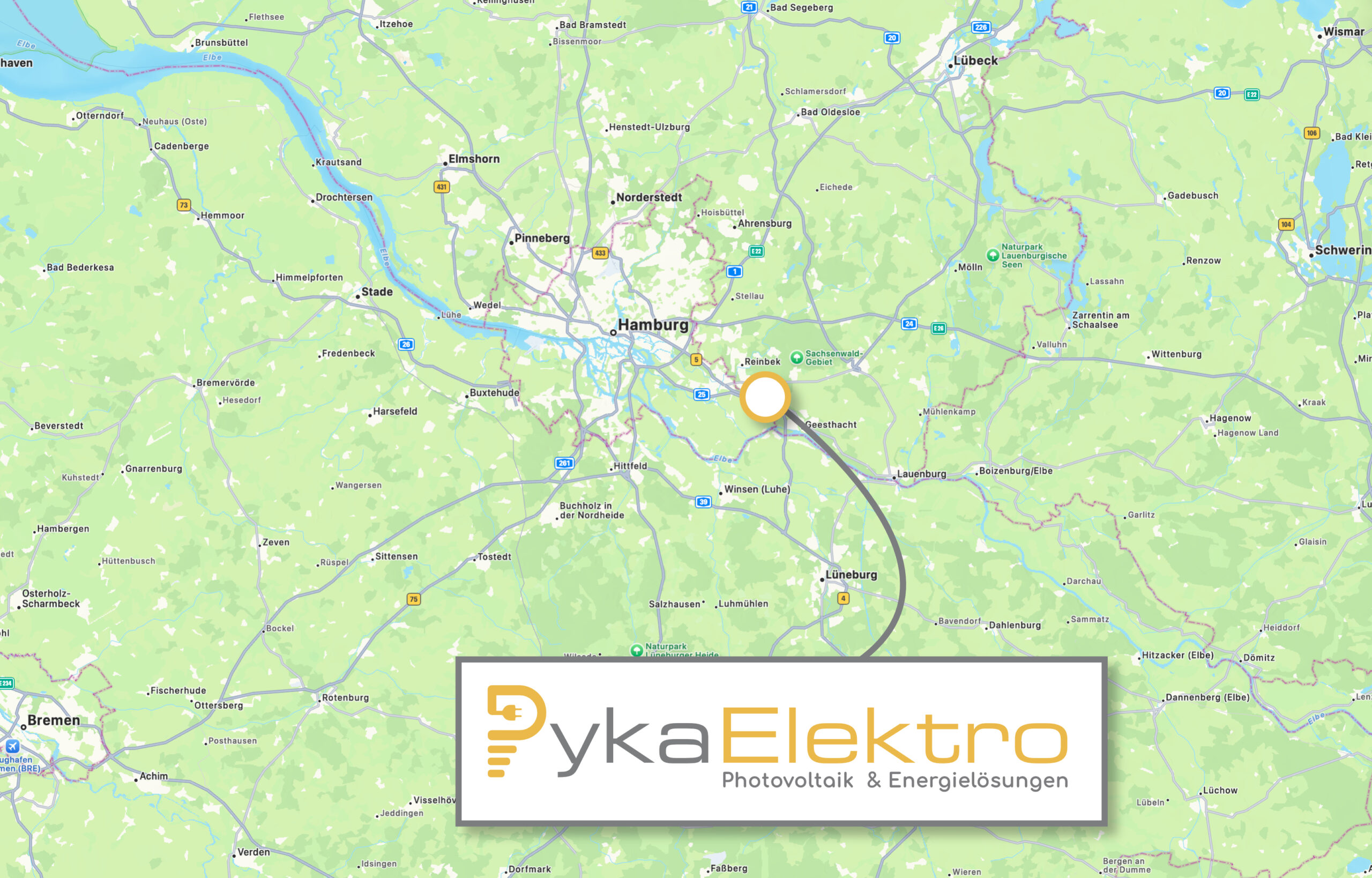 Pyka Elektro Standort Gelb